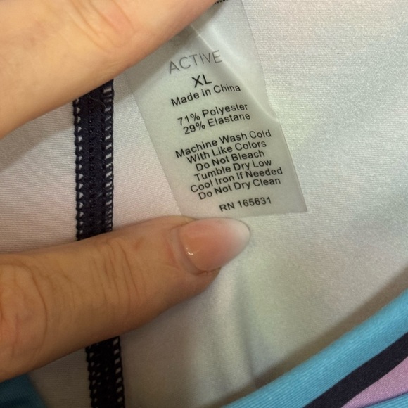 Johnny Was Bee Active Cantero SET. High Waist Criss Cross Leggings & Crop Top XL - Picture 7 of 7